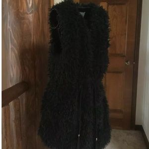 Tart collection L faux fur vest